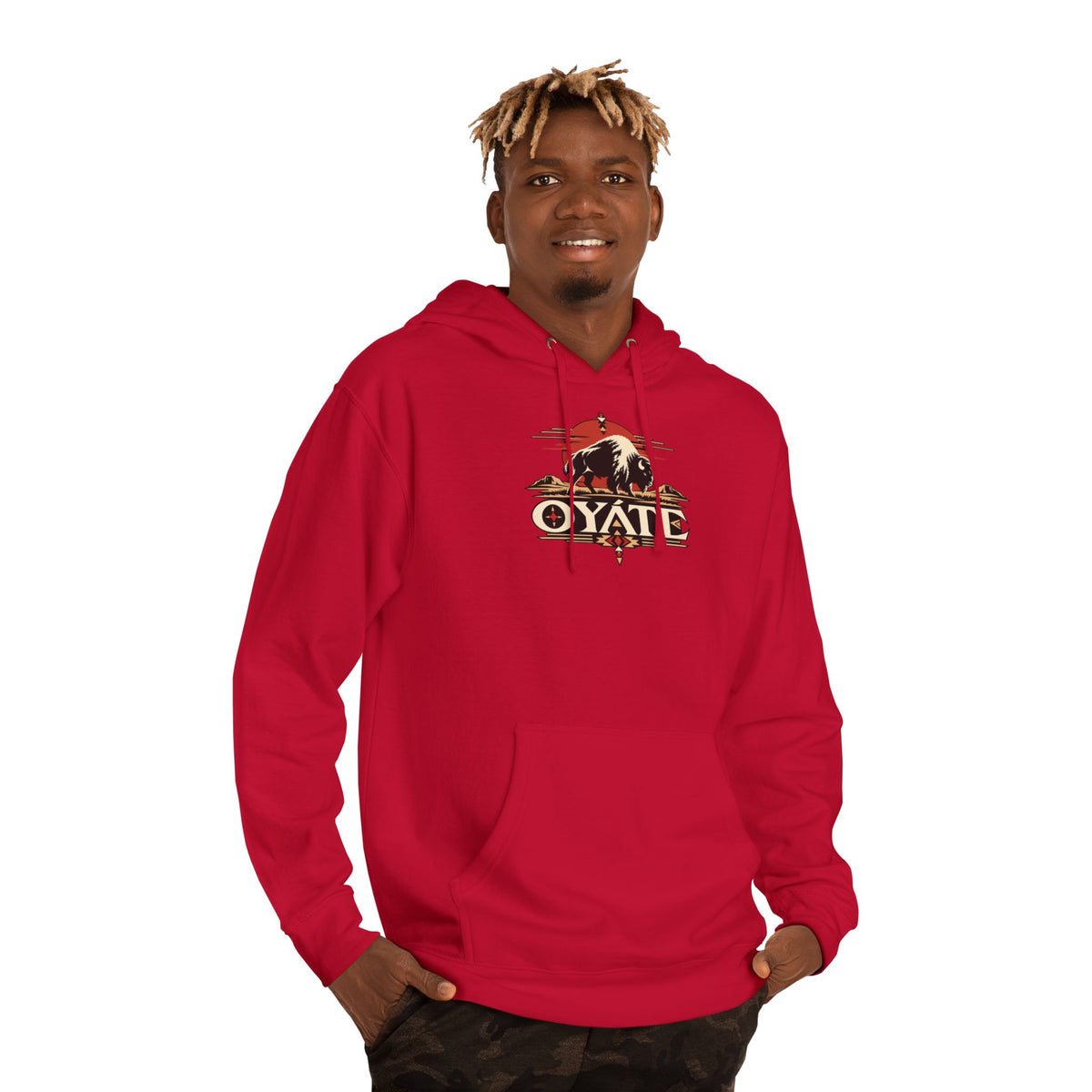 OYÁTE Dark Buffalo v2 — Pullover Hoodie