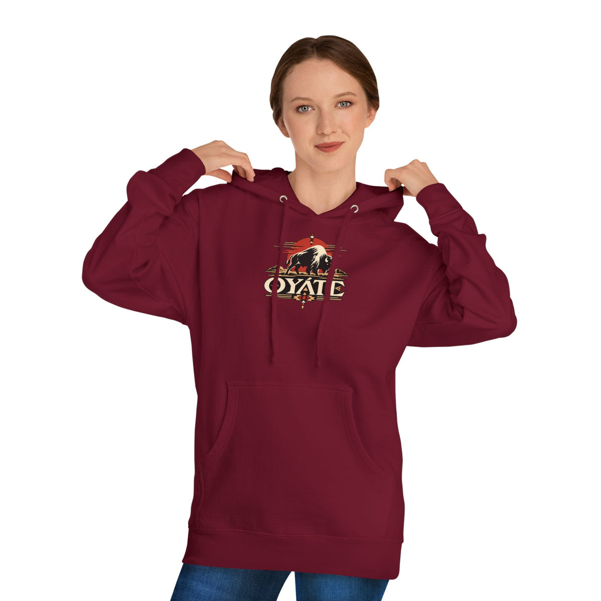 OYÁTE Dark Buffalo v2 — Pullover Hoodie