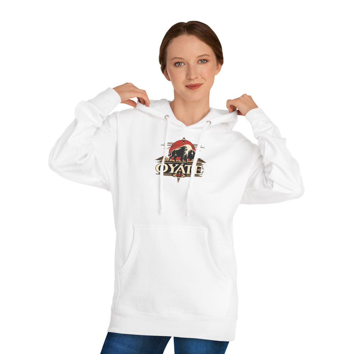 OYÁTE Dark Buffalo v2 — Pullover Hoodie