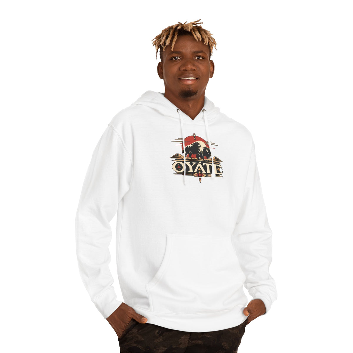 OYÁTE Dark Buffalo v2 — Pullover Hoodie