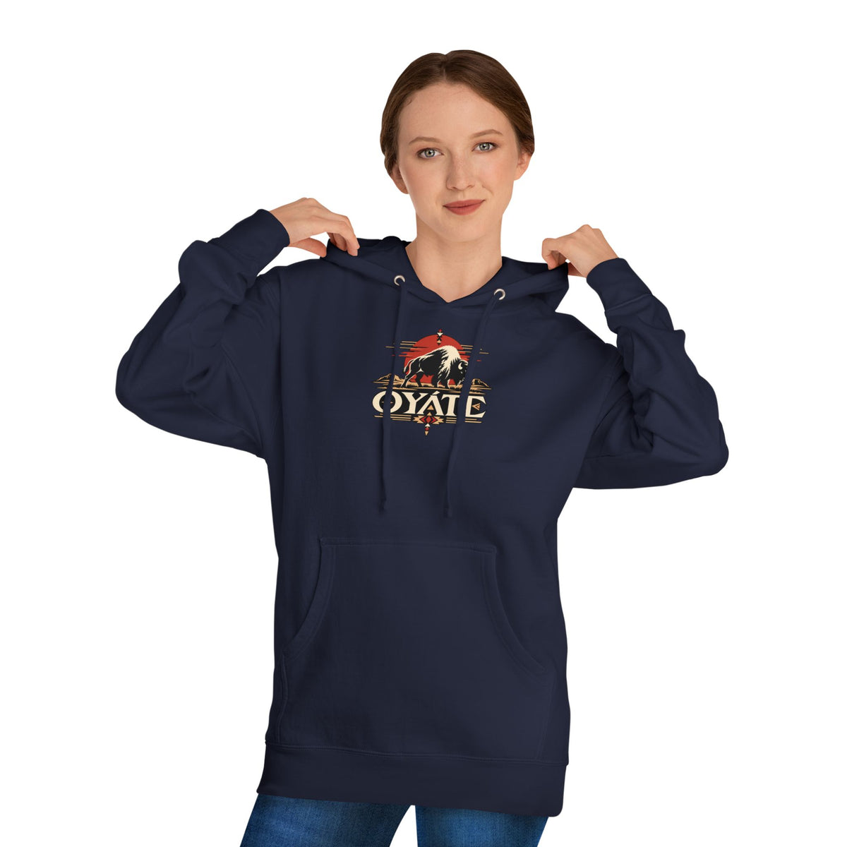 OYÁTE Dark Buffalo v2 — Pullover Hoodie