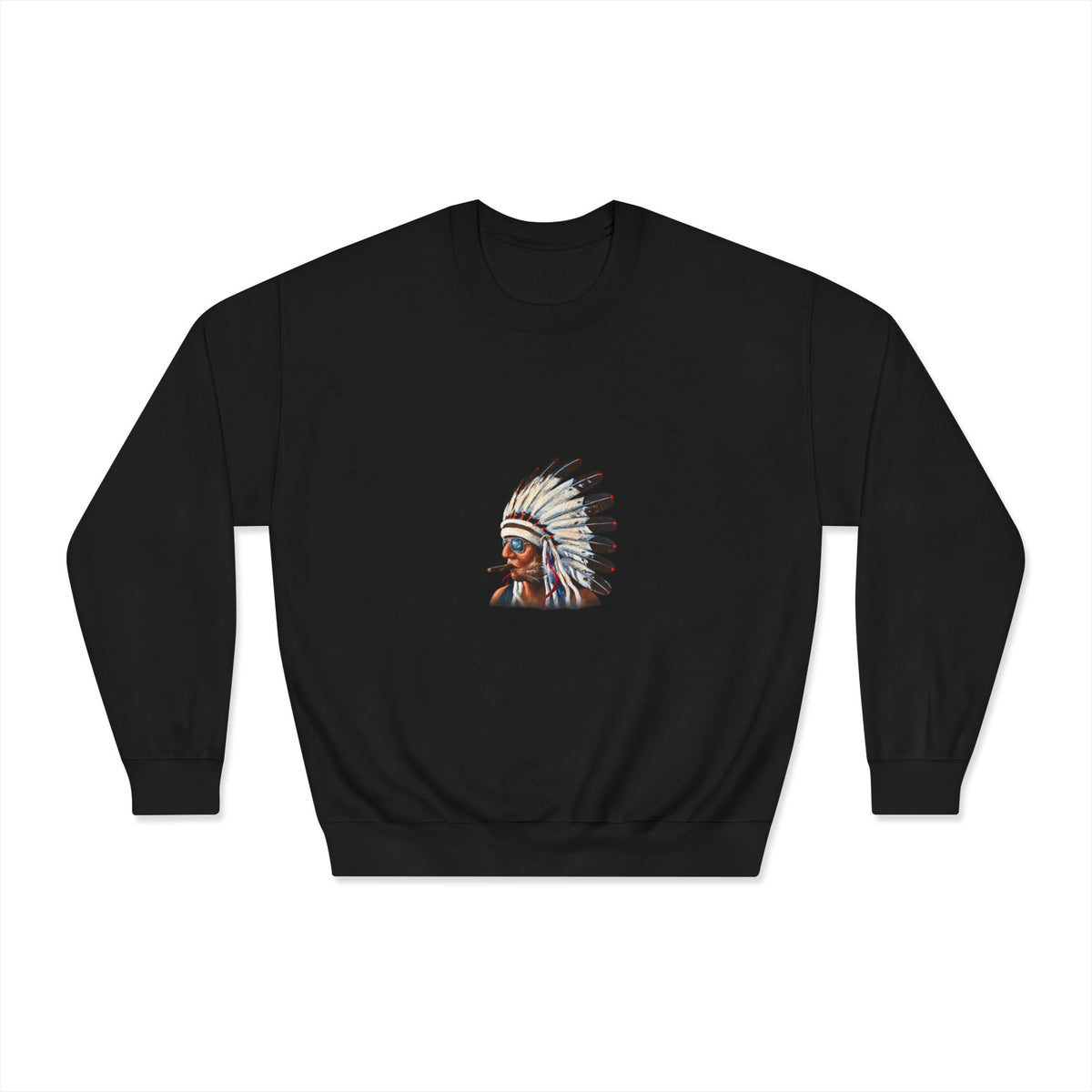 Smokin Indian - Gregory Azure — Crewneck Sweatshirt
